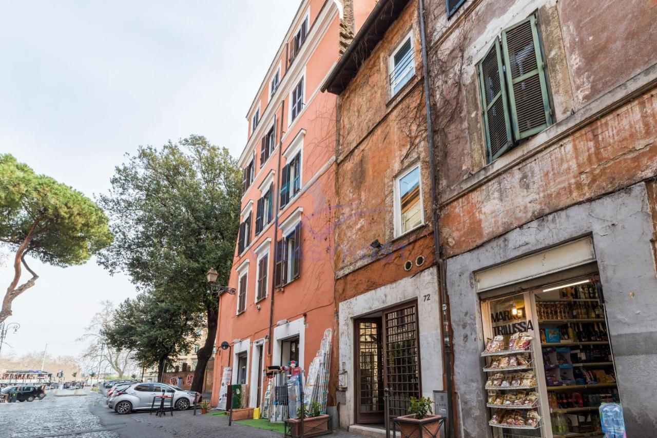 Cozy Entire Apt Close To Piazza Trilussa Rom Exterior foto